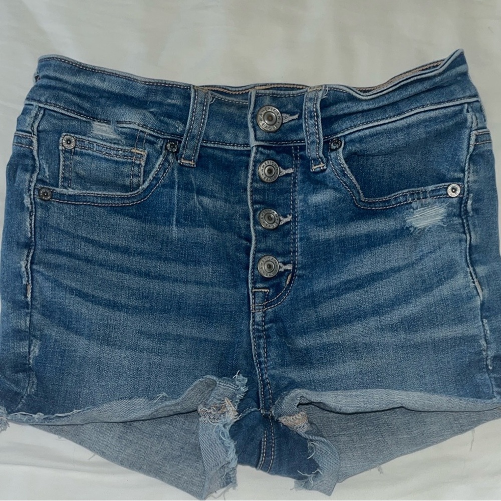Women's Blue Denim Shorts American Eagle